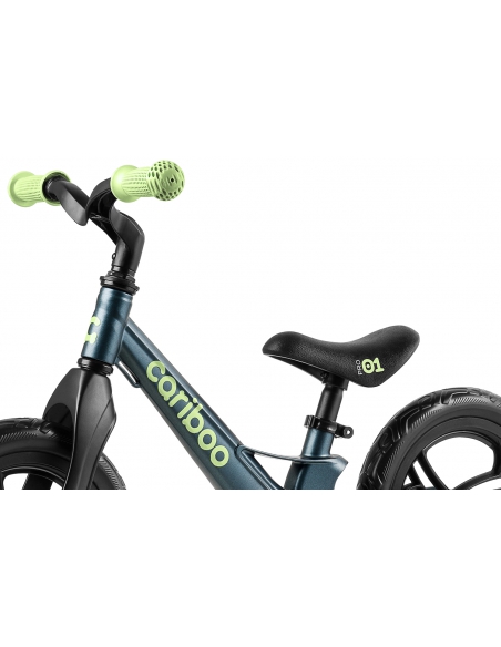 Rowerek biegowy Cariboo Magnesium Pro Steel/Lime