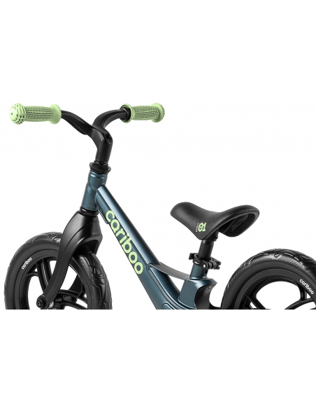 Rowerek biegowy Cariboo Magnesium Pro Steel/Lime