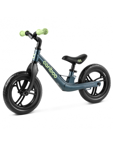 Rowerek biegowy Cariboo Magnesium Pro Steel/Lime