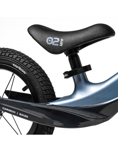 Rowerek biegowy Cariboo Magnesium Air Grey/Blue (pompowane koła)