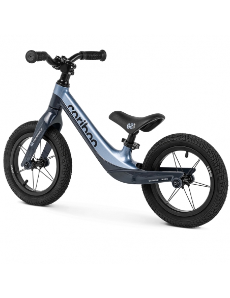 Rowerek biegowy Cariboo Magnesium Air Grey/Blue (pompowane koła)