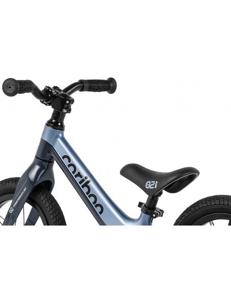 Rowerek biegowy Cariboo Magnesium Air Grey/Blue (pompowane koła)
