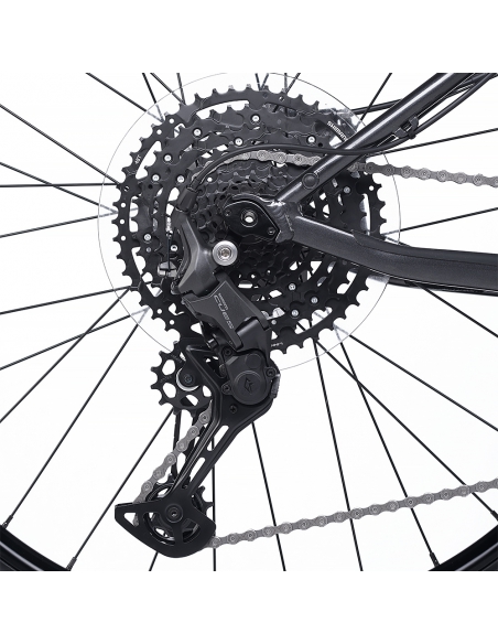 Rower dziecięcy MTB Academy S-Grade 7 RH 33 TRAIL z amortyzacją (27,5") Space