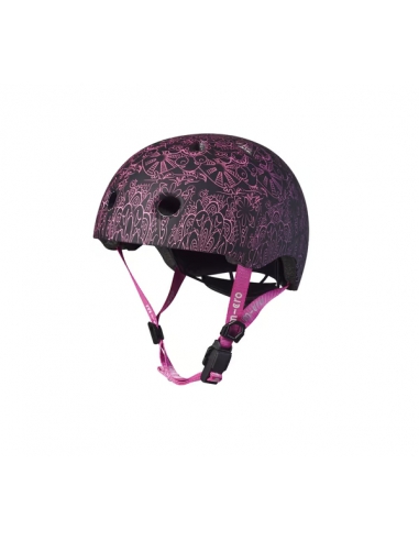 Kask dziecięcy Micro Mandala Pink-Purple