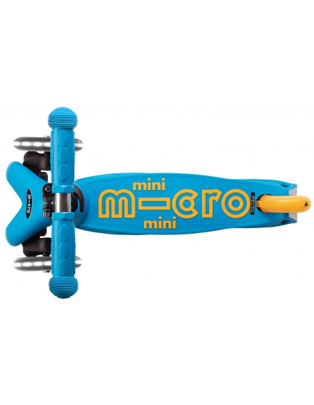 Hulajnoga Mini Micro Deluxe Foldable LED Ocean Blue (składana, świecące koła)