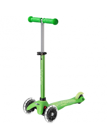 Hulajnoga Mini Micro Deluxe LED Green (świecące koła)