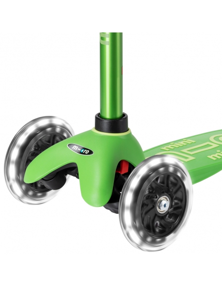 Hulajnoga Mini Micro Deluxe LED Green (świecące koła)