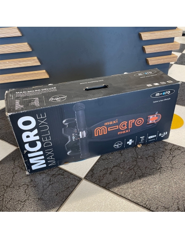 OUTLET Hulajnoga Maxi Micro Deluxe Black [uszkodzone opakowanie]