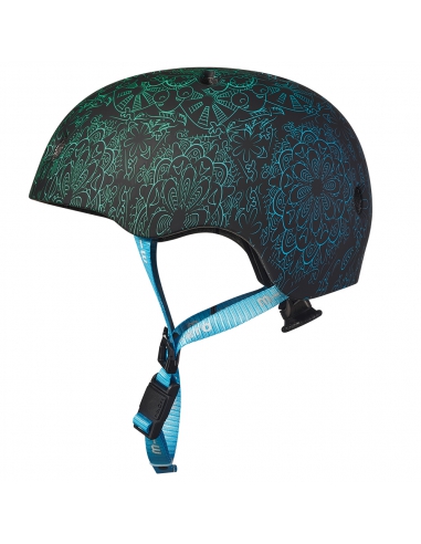 Kask dziecięcy Micro Mandala Green-Blue