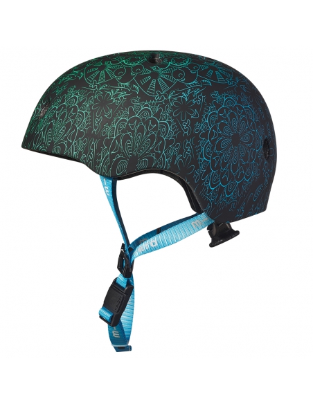 Kask dziecięcy Micro Mandala Green-Blue