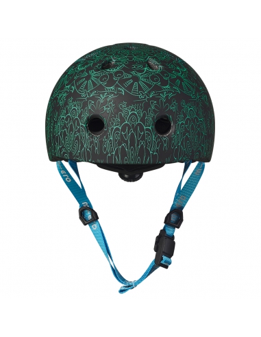 Kask dziecięcy Micro Mandala Green-Blue