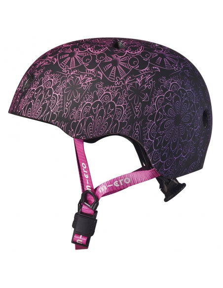 Kask dziecięcy Micro Mandala Pink-Purple