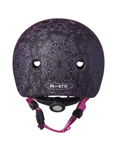 Kask dziecięcy Micro Mandala Pink-Purple