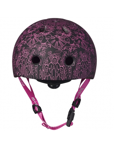 Kask dziecięcy Micro Mandala Pink-Purple