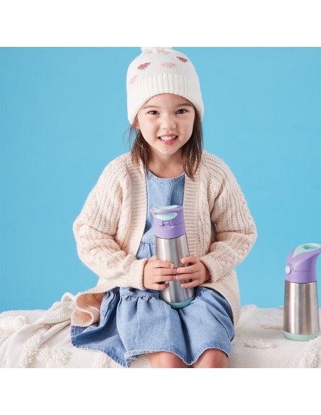 Butelka bidon termiczny ze słomką b.box 500ml Midnight