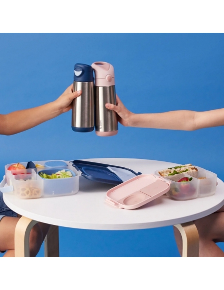 Butelka bidon termiczny ze słomką b.box 500ml Midnight