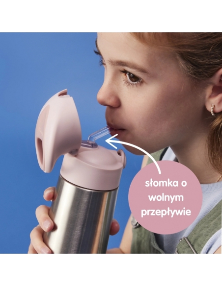 Butelka bidon termiczny ze słomką b.box 500ml Blush Crush