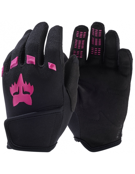 Rękawiczki rowerowe FOX Kids Dirtpaw Black/Pink