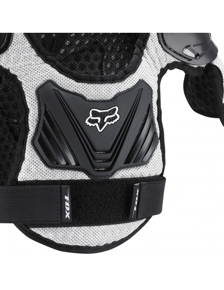 Buzer juniorski FOX Junior Peewee Titan Roost Deflector Black/Silver