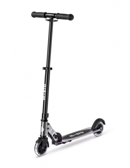 Hulajnoga Micro Sprite LED Silver Chrome (świecące koła) Hulajnoga Micro Sprite LED Silver Chrome (świecące koła)