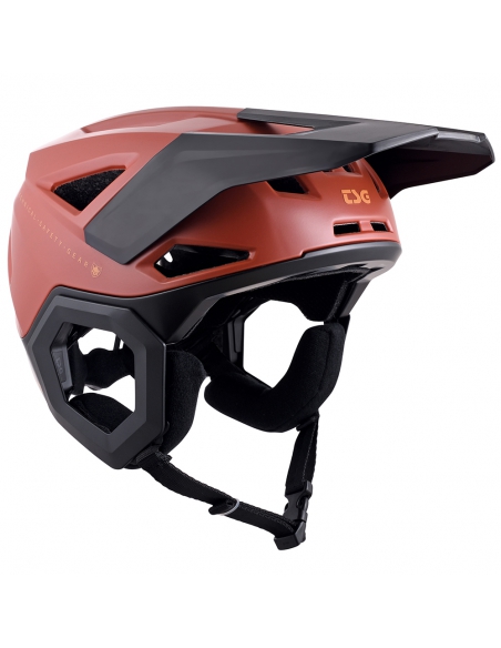 Kask rowerowy TSG Prevention Solid Color Satin Desert Red