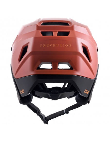 Kask rowerowy TSG Prevention Solid Color Satin Desert Red