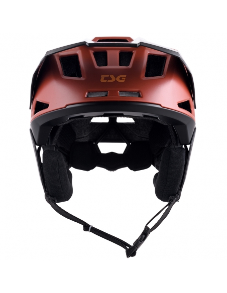 Kask rowerowy TSG Prevention Solid Color Satin Desert Red