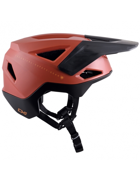 Kask rowerowy TSG Prevention Solid Color Satin Desert Red