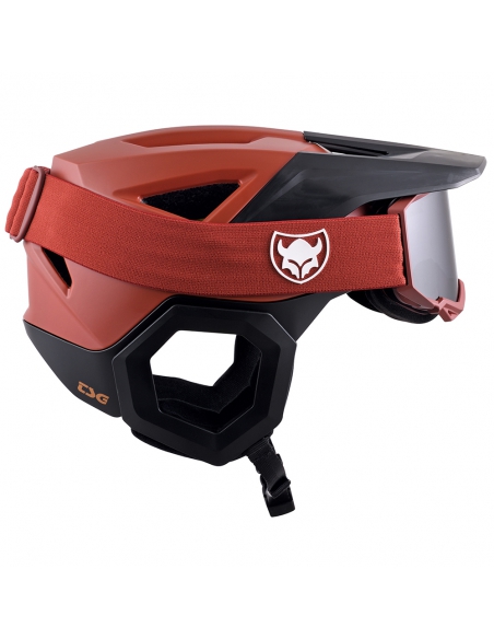 Kask rowerowy TSG Prevention Solid Color Satin Desert Red