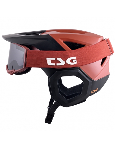 Kask rowerowy TSG Prevention Solid Color Satin Desert Red