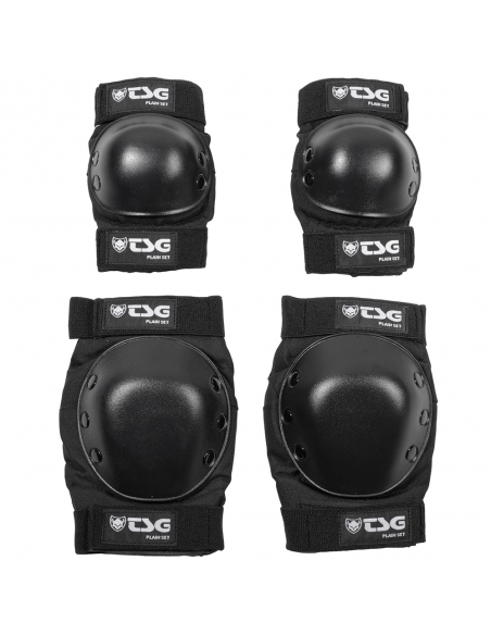 Ochraniacze (na kolana i łokcie) TSG Plain-Set Black