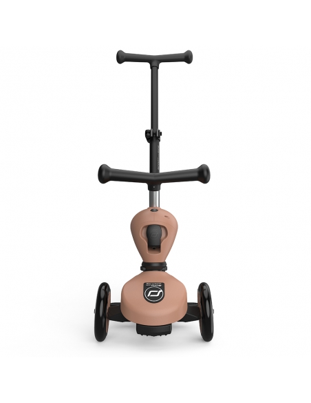 Hulajnoga Jeździk Scoot&Ride Highwaykick1 Push and Go 2w1 Mocha (drążek do pchania) + pasek do noszenia GRATIS