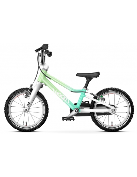 Rower dziecięcy woom 2 GO spearmint crush (14") miętowy [limitowana edycja]