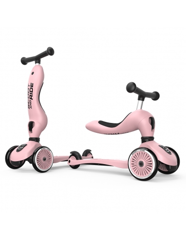 Hulajnoga i jeździk Scoot&Ride Highwaykick1 2w1 Rose