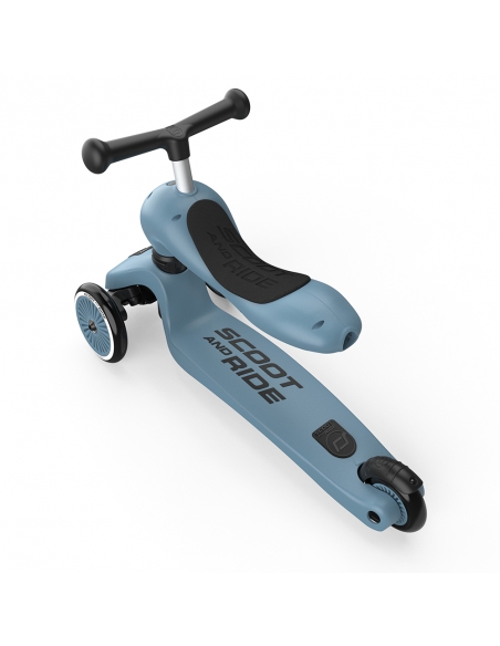 Hulajnoga i jeździk Scoot&Ride Highwaykick1 2w1 Steel