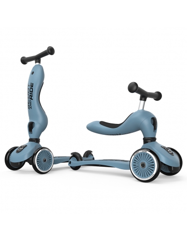 Hulajnoga i jeździk Scoot&Ride Highwaykick1 2w1 Steel