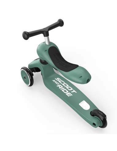 Hulajnoga i jeździk Scoot&Ride Highwaykick1 2w1 Forest