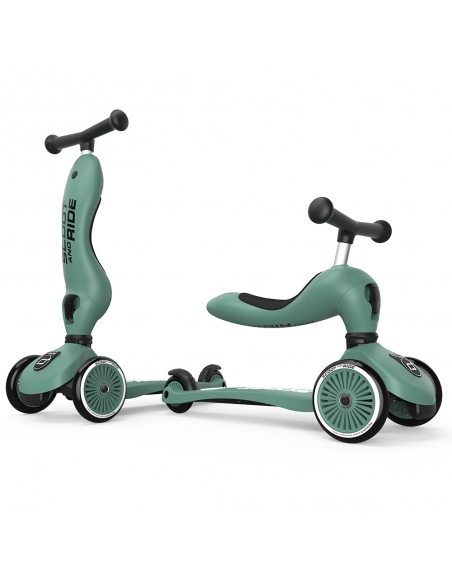 Hulajnoga i jeździk Scoot&Ride Highwaykick1 2w1 Forest