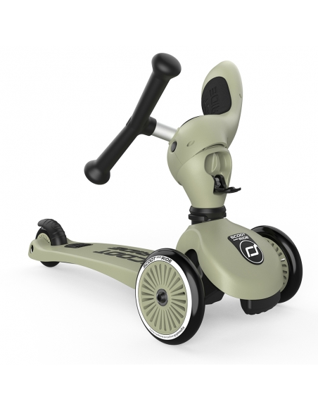 Hulajnoga i jeździk Scoot&Ride Highwaykick1 2w1 Olive