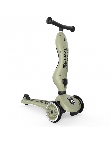 Hulajnoga i jeździk Scoot&Ride Highwaykick1 2w1 Olive