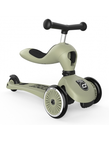 Hulajnoga i jeździk Scoot&Ride Highwaykick1 2w1 Olive