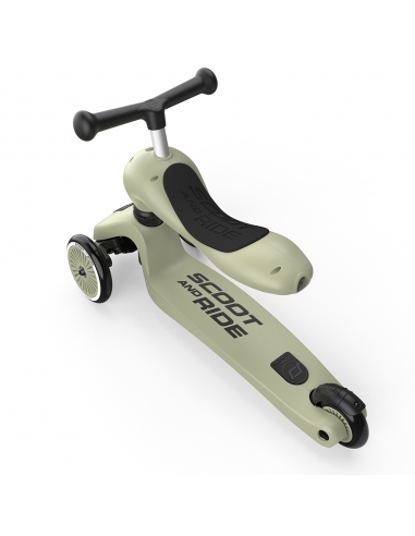 Hulajnoga i jeździk Scoot&Ride Highwaykick1 2w1 Olive