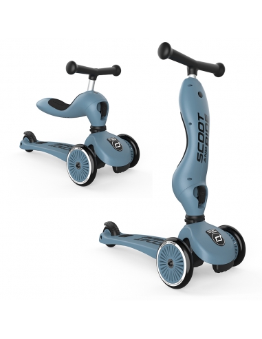 Hulajnoga i jeździk Scoot&Ride Highwaykick1 2w1 Steel