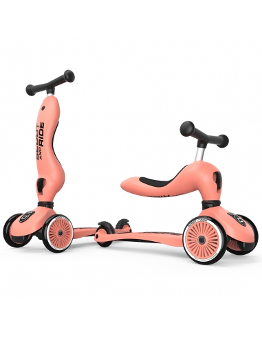 Hulajnoga i jeździk Scoot&Ride Highwaykick1 2w1 Peach