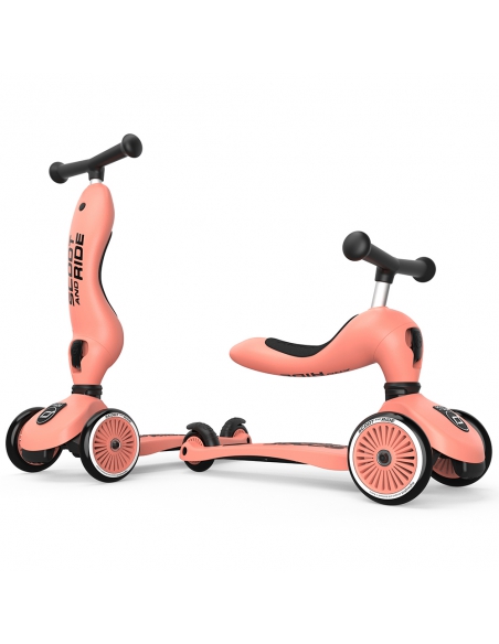 Hulajnoga i jeździk Scoot&Ride Highwaykick1 2w1 Peach