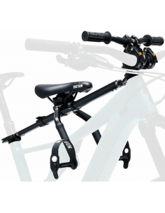 Siodełko dziecięce i kierownica na ramę Shotgun Pro Combo...