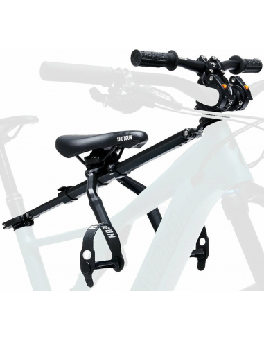 Siodełko dziecięce i kierownica na ramę Shotgun Pro Combo (Seat+Bar)