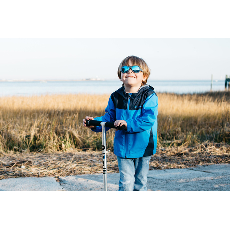 Okulary przeciwsłoneczne dla dzieci Babiators Polaryzacja Black Ops Black niebieskie szkła