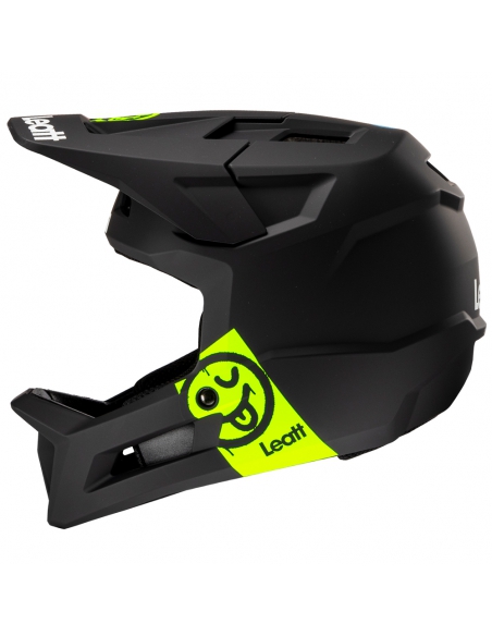 Kask rowerowy full face LEATT MTB Gravity 1.0 Junior V25 Black