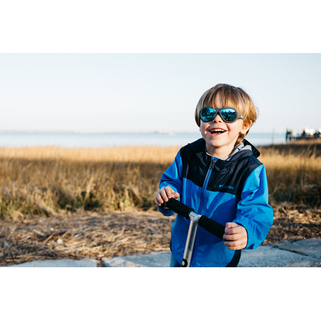 Okulary przeciwsłoneczne dla dzieci Babiators Polaryzacja Black Ops Black niebieskie szkła